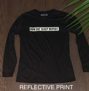NEW**  “A Runners Life” Night Vision - Ladies Performance T-Shirt